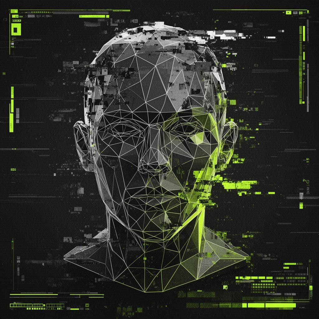 AI-driven cyber defense background